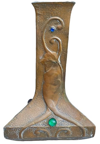 Art nouveau triangular brass - nouveau,