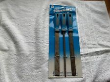 SILVERLINE MS104 wood rasp set 3pce 200mm flat Half round and round files