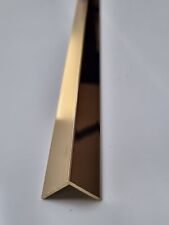 Brass Angle L Shaped Mirror Bright Polish Many Sizes and Lengths