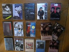 CASSETTE TAPES 60s 70's 80's 90's MADONNA WHAM! BON JOVI POLICE - FREE POSTAGE