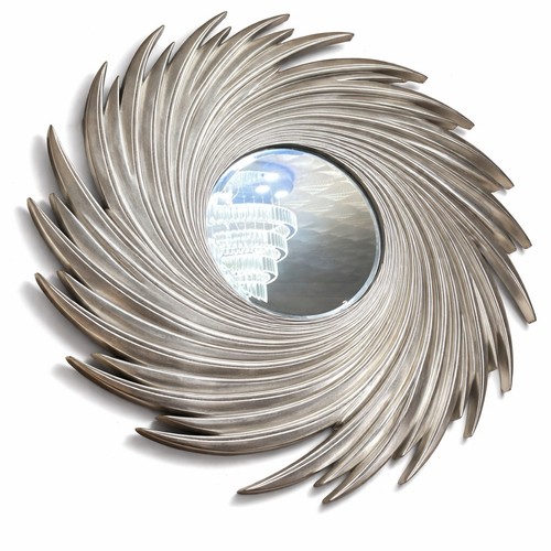 Sunburst wall hanging mirror - wall,