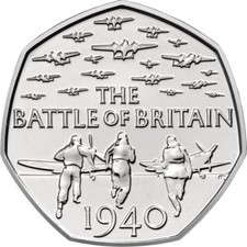 2015 Battle of Britain 50p Fifty Pence Coin