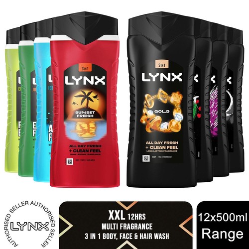 Lynx shower gel 500ml - lynx, pack