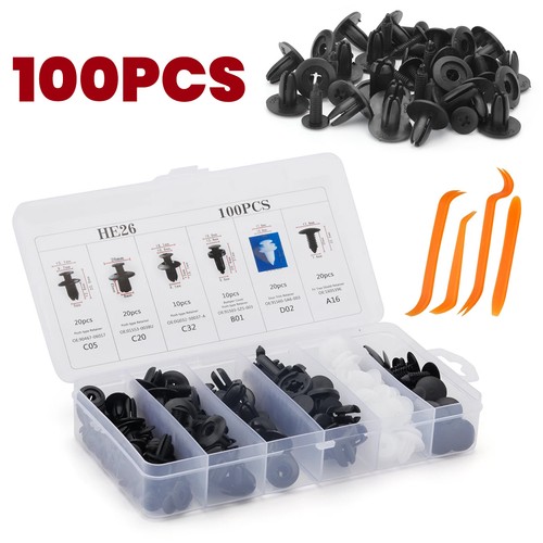 100 bumper clips fender trim - clips,