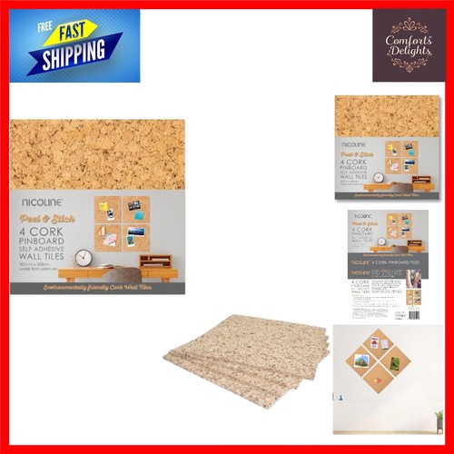 Self adhesive square cork pin - square,