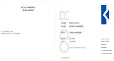 Rolf Harris - Sun Arise - CDR