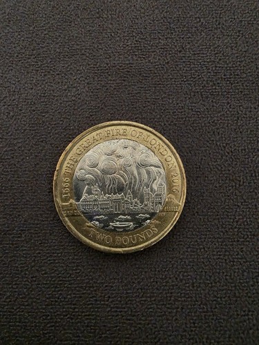 2016 coin the great fire - 2016, £2