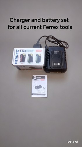 Ferrex 20v battery and - 4.0,
