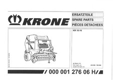 Krone Round Baler KR 10-16 -