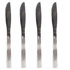 🔥4x Stainless Steel Knives