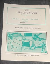 Rare Vintage Magic Tricks Book Supreme Teach In Series Endless Chain