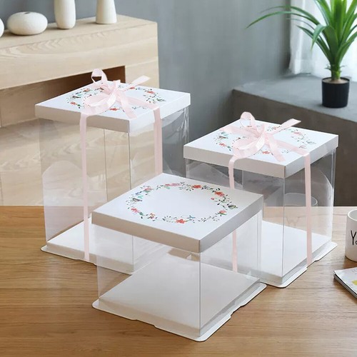 Large clear pvc gift - large, boxes
