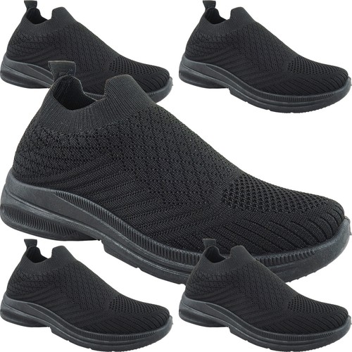 Womens ladies low wedge - wedge, slip