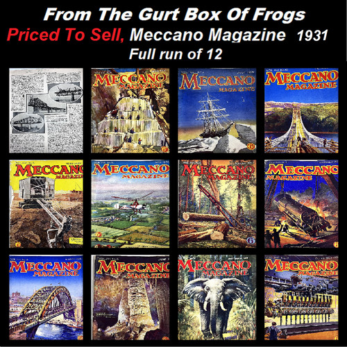 Vintage meccano magazine 1931 - meccano,