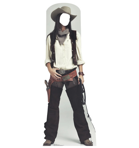 Life size wild west cowgirl - west,