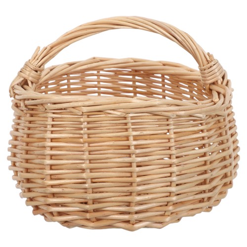 Wicker picnic basket with - wicker,