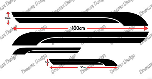 Motorhome stripes graphics - stripes,