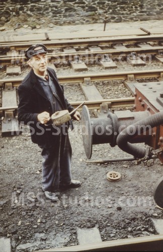 Barmouth train driver - barmouth, roy
