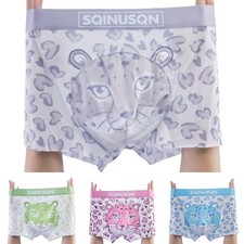 Mens Soft Ice Silk Boxers