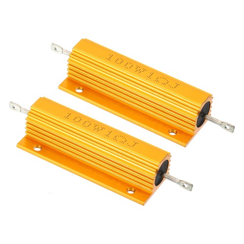 2pcs 100w ohm aluminum - ohm, shell