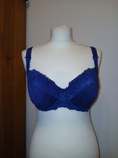 M&S Per Una Bra Blue 34DD Underwired Padded