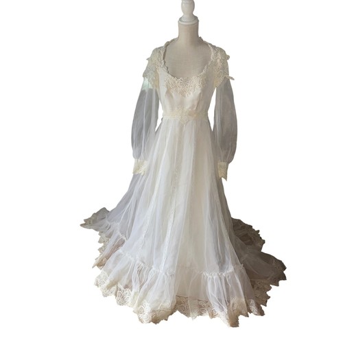 Vtg 70s victorian wedding - vtg,