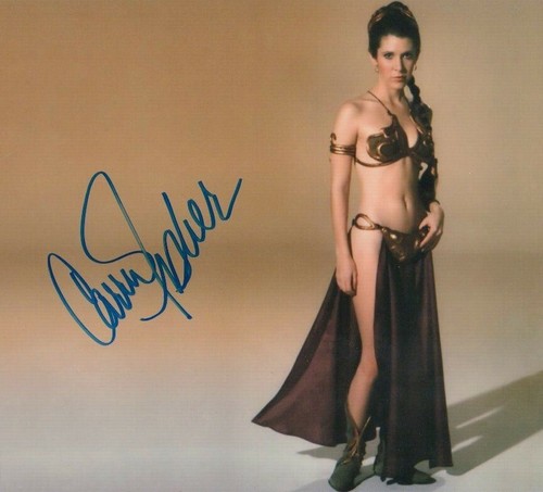 Carrie fisher signed - carrie,