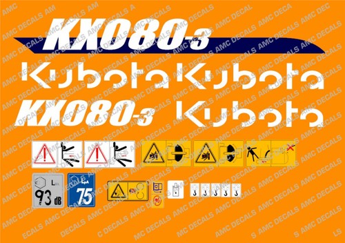 Kubota kx080 mini digger - mini,