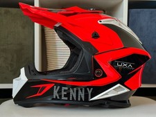 Kenny UXA Medium M Size Full Face Off-Road Motocross Helmet Red & Black 57-58 cm