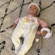 Vintage 2002 baby Annabell doll - Interactive voice (laupghing and baby noises) 