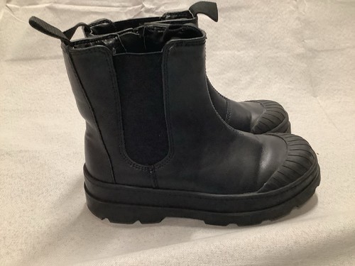 Black ankle zip - up, waterproof