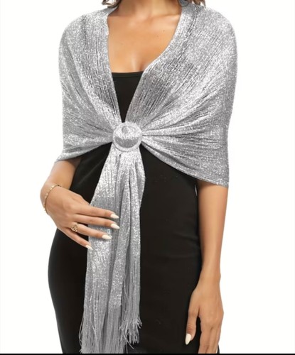 Women long evening silver - evening,