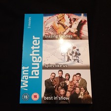 I Want Laughter - Blazing Saddles/Spies Like Us/Best In Show (Box Set) (DVD,...