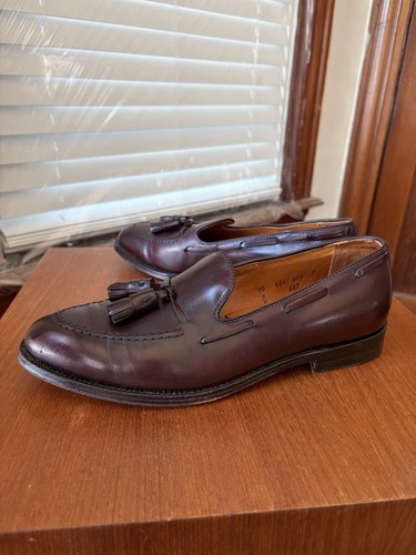 Worn 10x alden - 9.5c, burgundy