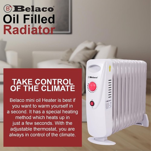 1200w mini oil filled radiator - 1200w,