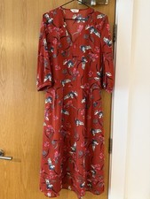 Hush Liv Midi Dress Size Uk 8