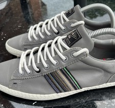 Paul Smith Osmo Men's Grey Leather Trainer UK 6-7 