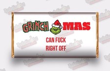 Rude Christmas Funny Chocolate