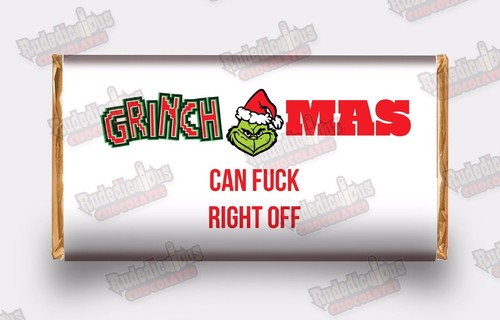 Rude christmas funny chocolate - christmas,