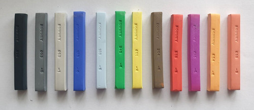 Rowney hard pastels - hard,