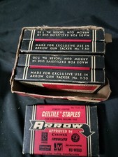 5 Vtg Arrow Fastener T50