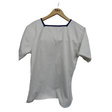 Royal Navy Class 2 Sailor Square Neck Shirt White Mans Genuine RN Issue Cosplay