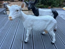 Goat Garden Ornament - White