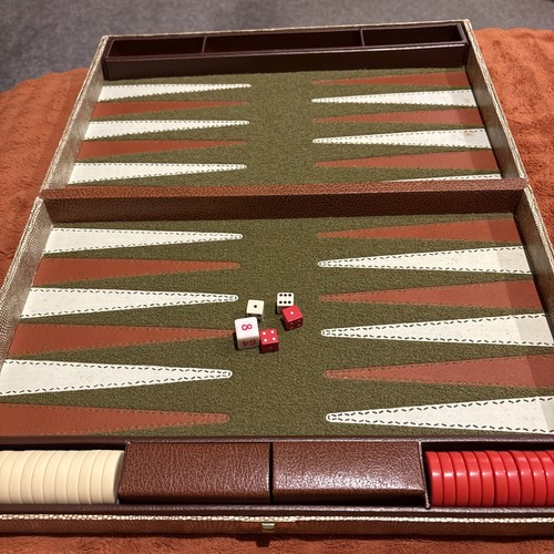 Vintage backgammon game - vintage,