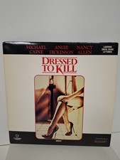 DRESSED TO KILL LASERDISC BRIAN DE PALMA 1980 MOVIE NTSC REGION VERY CLEAN