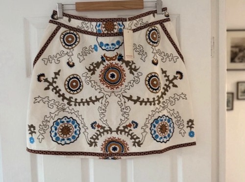 Monsoon embroidered skirt uk18 - monsoon,