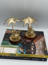Vintage Brass Duck Umbrella
