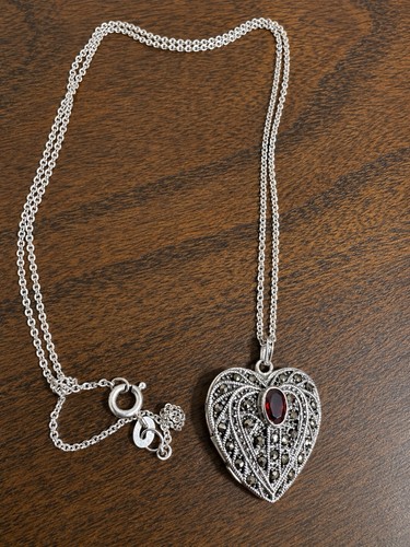 925 sterling silver marcasite - sterling,