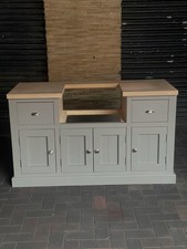 Belfast Sink Unit 4 Door 2 Drawer With Solid Pine Worktop