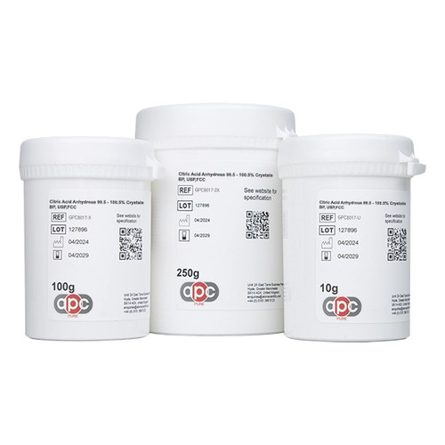 Citric acid anhydrous - citric,